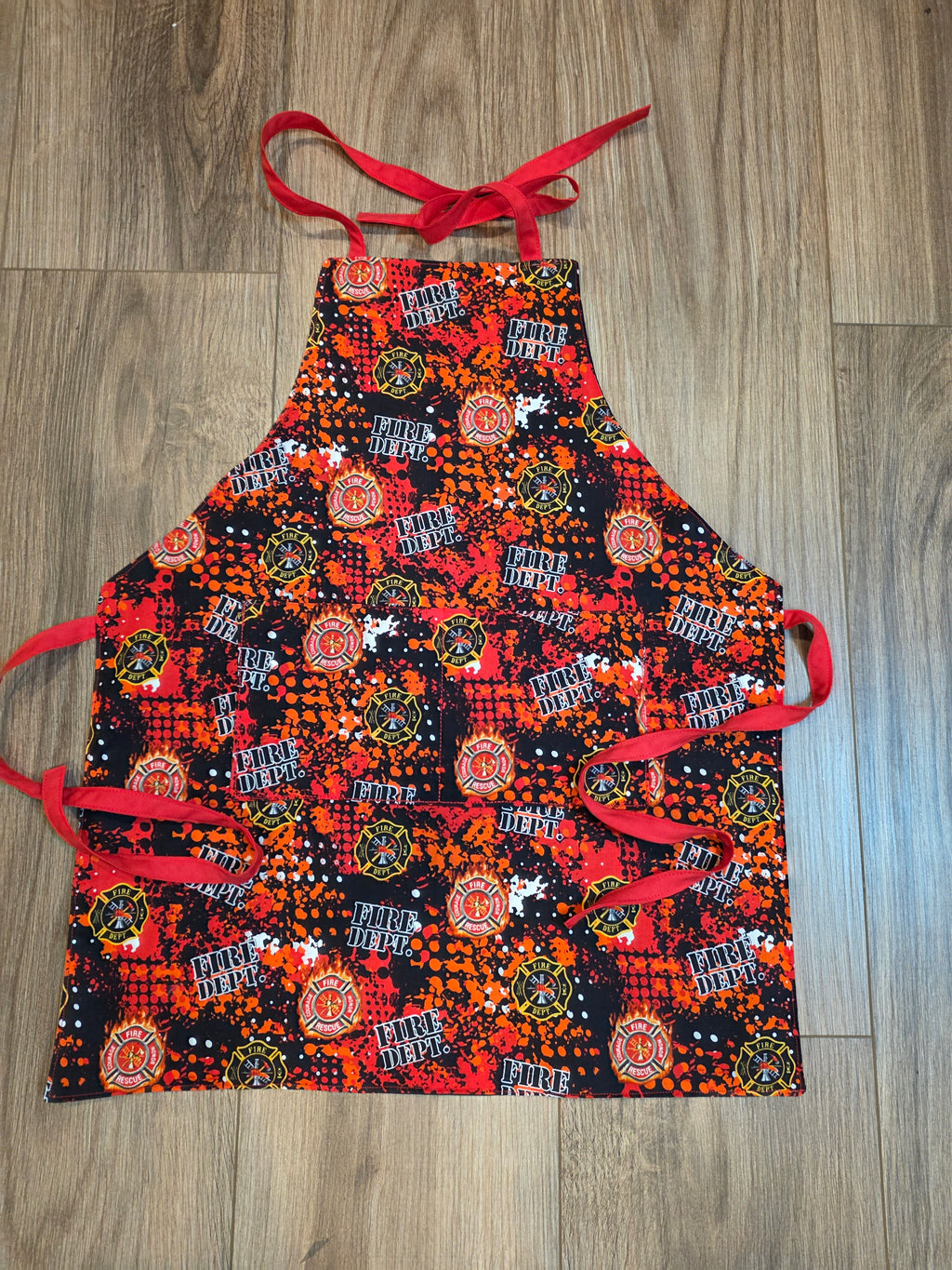 Boys Reversible Apron — Firefighter