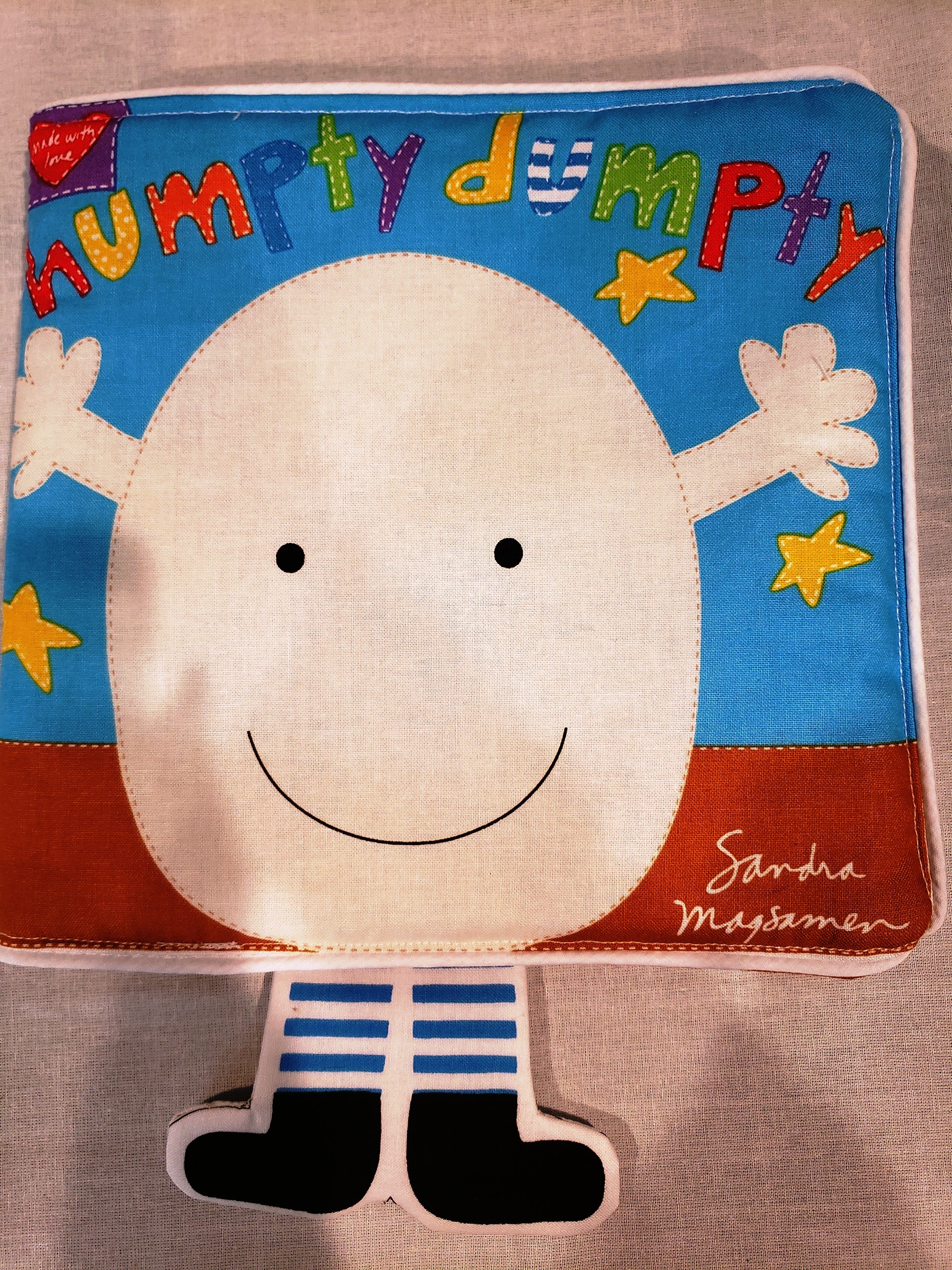 Humpty Dumpty Fabric Book