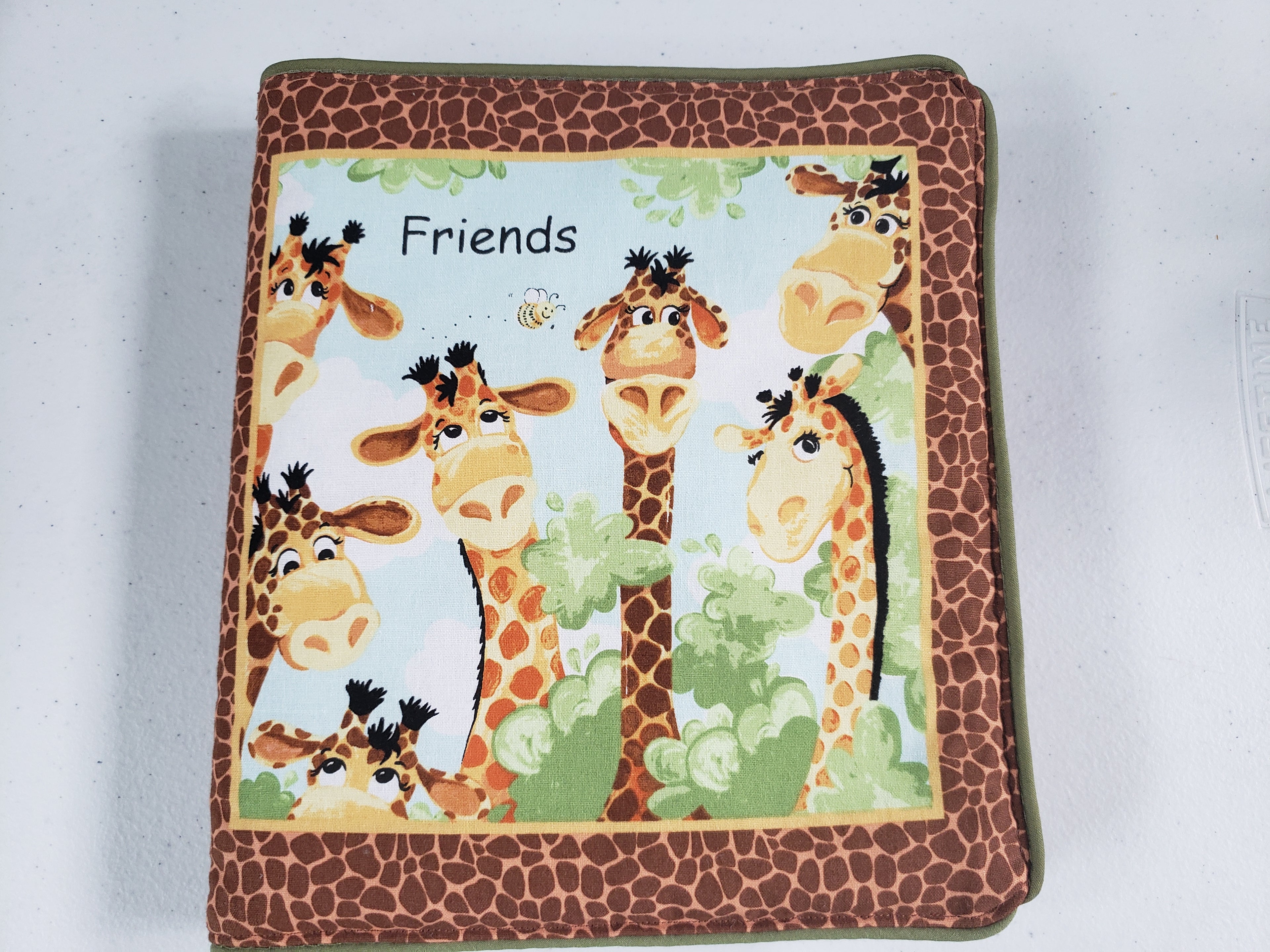 All Kinds of Friends – Handmade Giraffe Soft Cloth Book for Kids