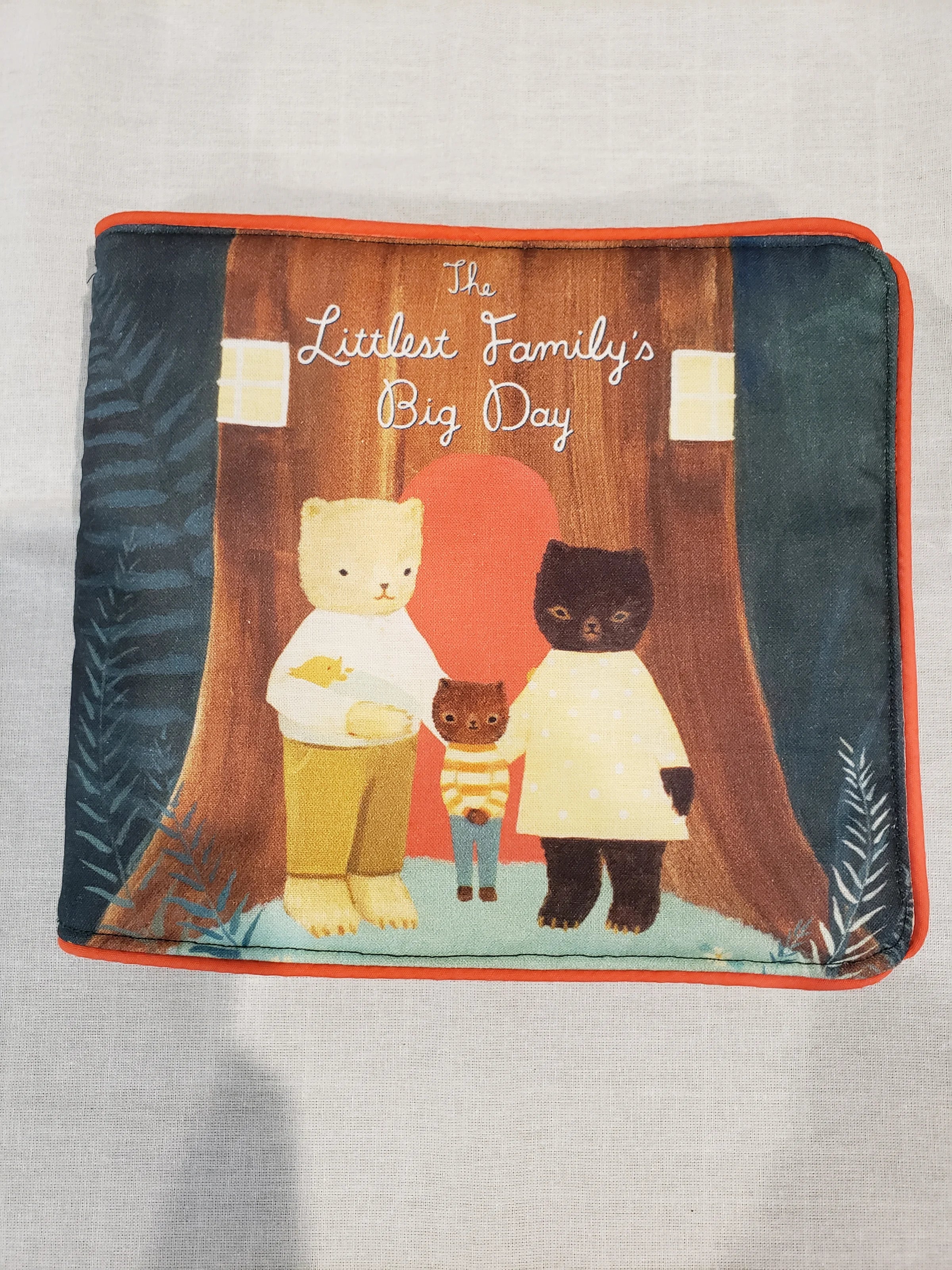 The Little Family Soft Cloth Book – Handmade Fabric Book for Babies & Toddlers