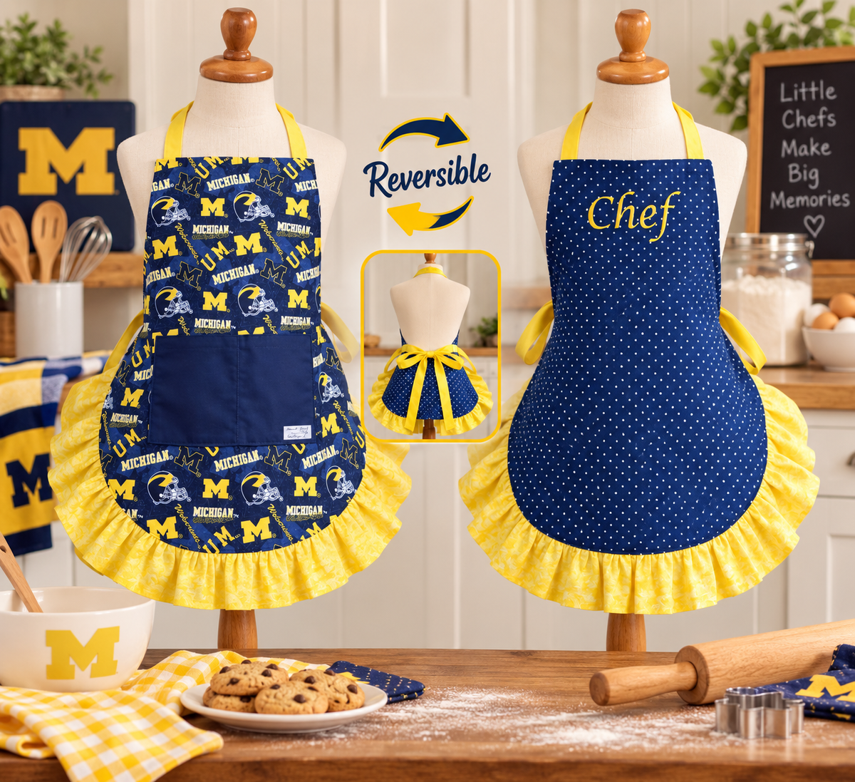 Team Spirit Apron — Team & School Colors