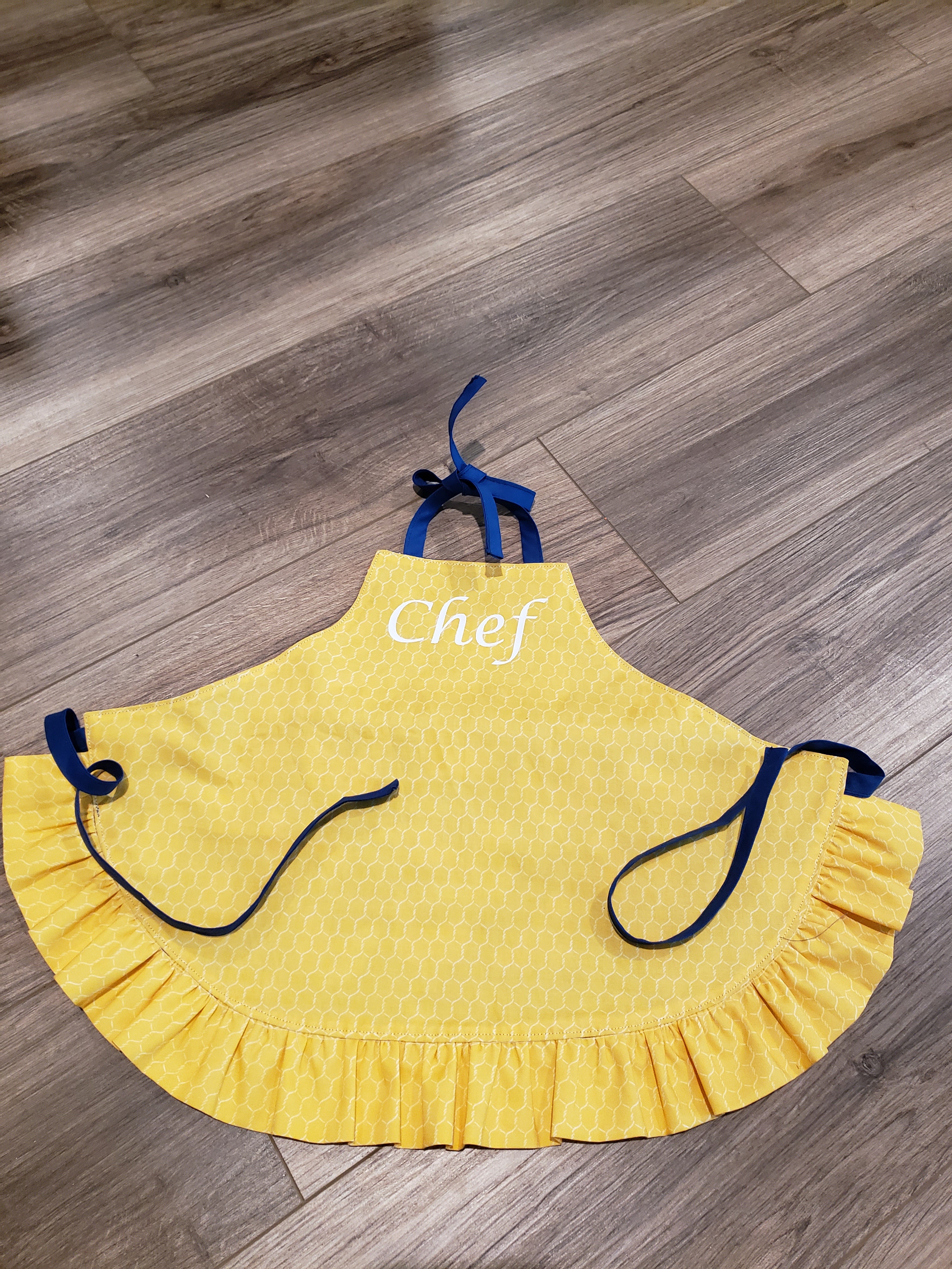 Girls Apron with Egg Gathering Pockets(Reversible)